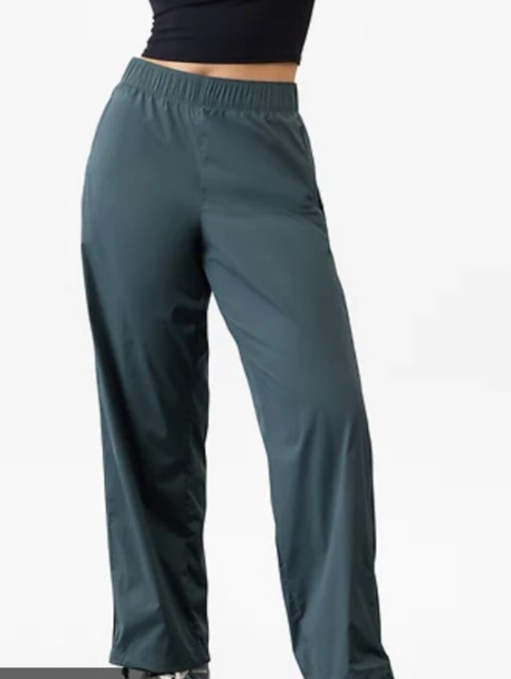 Athleta Rise Pant in Deep Teal - Women's Wide-Leg Active Pants size M/T